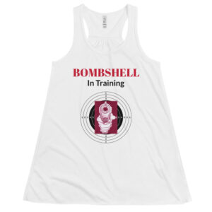 GPG "Bombshell in Training" Flowy Racerback Tank
