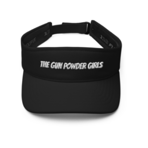 The Gun Powder Girls Visor (Black)